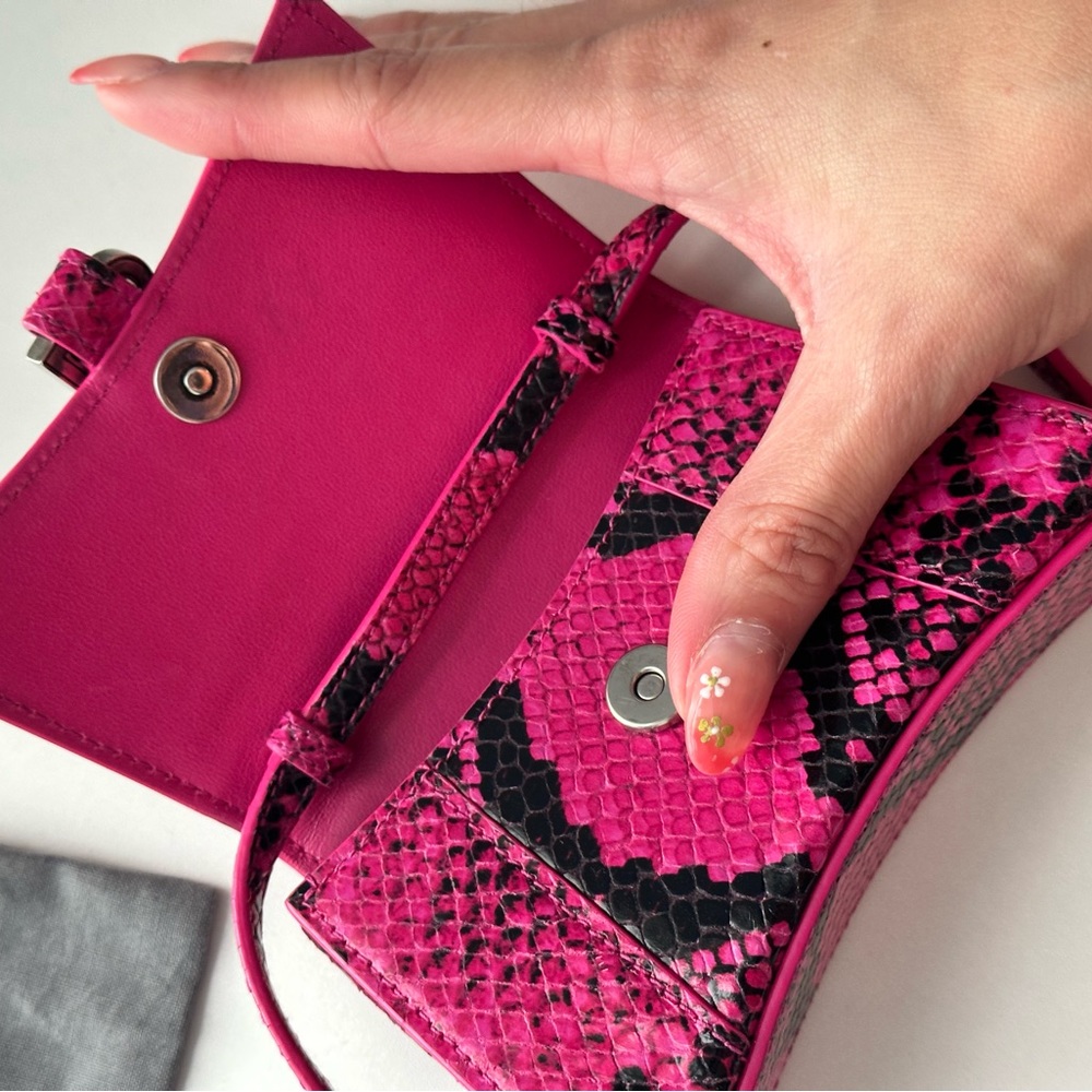 Balenciaga Hourglass mini croc bag- Authentic